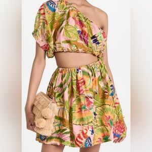 FARM Rio Macaw Mini Dress
